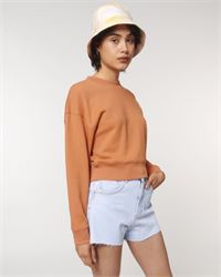 FELPA CROPSTER CROPPED WAVE TERRY NON GARZATA